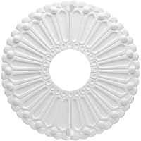 Westinghouse 77774 Addison Medallion, Two-Piece Design, 18- 3/4 Inch Width, White