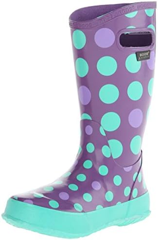 Bogs Kids Dots Rain Boot (Little Kid/Big Kid), Grape Multi, 13 M US Little Kid