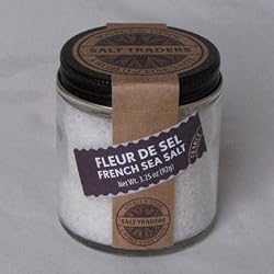 SALT TRADERS Fleur de Sel de Guerande - French Sea Salt - 3.25 oz Net Wt