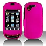 Samsung Gravity T T669 Cell Phone Rubber Hot Pink Protective Case Faceplate ....