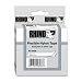 DYMO 1/2 Inch Flexible Industrial Strength Nylon Labels for Rhino 1000/3000 Label Printer (18488)