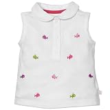 embroidered sleeveless polo