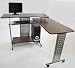Computertisch M9269, Schreibtisch, Tisch, 85x190x50cm ~ dunkelbraun