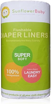 Sunflowerbaby 100-piece Flushable Diaper Liners