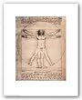 Vitruvian Man, 1492 by Leonardo da Vinci 11"x14" Art Print Poster