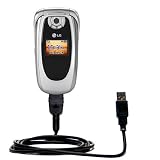 Classic Straight USB Cable for the LG VI-125 with Power Hot Sync and Charge capabilities - Gomadic Brand w/ TipExchange Technology