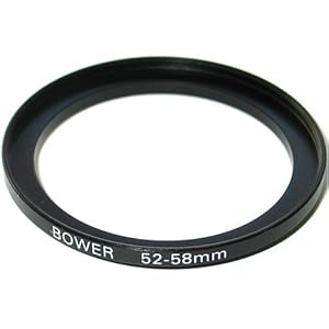Bower Step-up Adapter Ring 52mm Lens To 58mm Filter Size