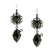 Jewelry : Black Magic Asymmetrical Earrings