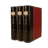 3 CD/DVD Storage Binders - Holds 144 Discs (Burgundy)