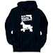 OBEY THE Giant Schnauzer Dogs Mens Hoodie (Navy Blue, Sizes X-Small - XXX-Large)