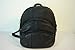 Genuine Leather Mini Backpack Handbag/Purse With Sling & Side Cell Phone Pocket Black