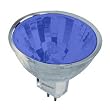 Bulbrite 637150 - EXN/B - Blue 50 Watt MR16 Style Halogen Light Bulb, 12 Volt, 38 Degree Beam Spread