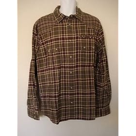 PAPER DENIM and CLOTH Mens Flannel Plaid Shirt in Great Outdoor