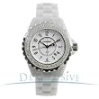 Chanel J12 Date w/ factory Diamonds Quartz Ceramic H0967 from Chanel