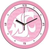 Washington State Cougars NCAA 12In Pink Wall Clock