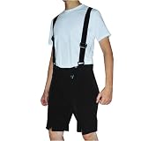Mens Karbon Gravity Phenix Training Shorts - With Suspenders (Size: M)