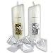 Baptismal candle Xupido, convex shape with peace dove, christening gifts | baby gifts