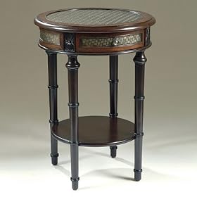 Antique Mahogany Accent Table by Plant Stands