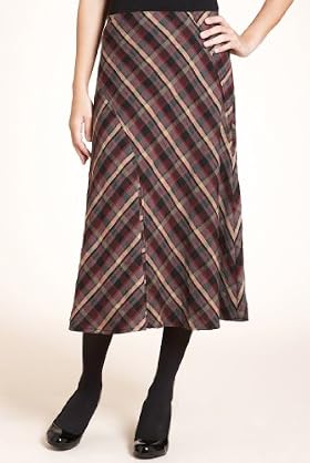 Classic Collection Pull On Textured Check Skirt