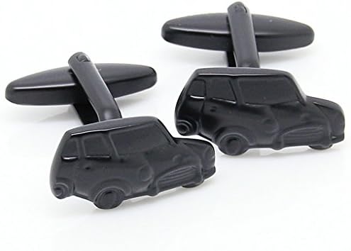 HHBuy Cufflinks For Men Or Women Designs Blue Novely paint Black Car cufflinks for men 152084