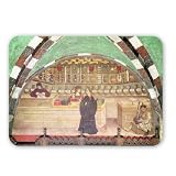 Interior of a pharmacy (fresco) by Italian.. - Mouse Mat Art247 Highest Quality Natural Rubber Mouse Mats - Mouse Mat