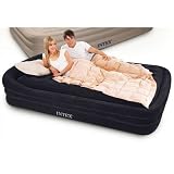 Produkt-Bild: INTEX 66974 - Luftbett Comfort Frame Queen Size mit Elektro Pumpe 180x241x56 blau