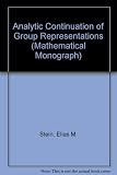 Analytic continuation of group representations