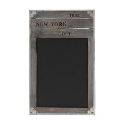 Nostalgische Holz-Kreide-Tafel 'NEW YORK 1968' - Schultafel - Kreidetafel - Memoboard