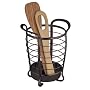 Round Utensil Holder in Bronze by InterDesign