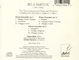 Bartok: The Three Piano Concertos