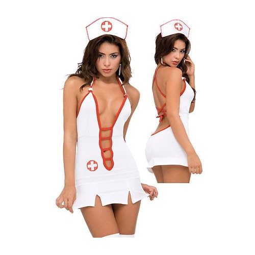 Cutesy Nurse - Womens Sexy Nurse Costume Lingerie Outfit