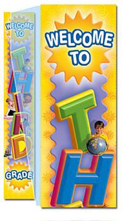 BANNER WELCOME TO THIRD GR 48 X 8