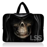 Laptop Skin Shop Neoprene Laptop Tablet Sleeve W. Hidden Handle Case Fits Apple Ipad 1 Ipad 2 Ipad 3/Kindle Fire / Samsung Galaxy Tablet / Asus Eee Pad / Acer Iconia Tab /Acer Aspire one/Dell inspiron mini/Samsung N145/Toshiba/Kindle DX/Lenovo S205/HP Touchpad Mini 210 8″ 8.9″ 9″ 10″ 10.2″ Netbook, Hooded Dark Lord Skull | Review & Best Price