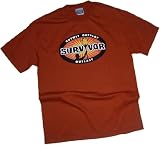Gold Burst -- Texas Orange -- Survivor Adult T-Shirt