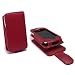 Apple iPhone Designio Leather Case with Swivel Clip (Crimson Red)