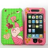 Disney© Licensed Piglet Shield Protector Hard Case Cover for Apple iPhone 3G / 3GS - Brown