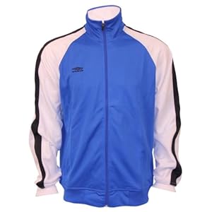 Umbro 2-Tone Taped Track Jacket (XX-Large, Royal/White)