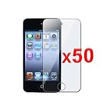 50 PACKS of Clear Screen Protector for Apple iPod touch 4th Gen