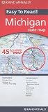Rand McNally Easy to Read! Michigan State Map