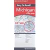 Rand McNally State Map Michigan (Rand McNally Easy to Read!)