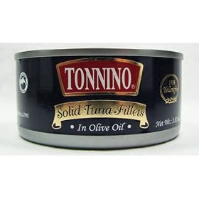 Tonnino Yellow Fin Tuna in Olive Oil 5.82 oz. Tin 2 pack by Tonnino