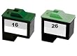 2-Pack T0529 T0530 Remanufactured Ink for Dell A920 720