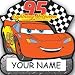 Sandylion Disney's Cars Door Name Plate
