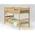 Verona Design Milano 3ft Solid Pine Single Bunk bed Frame Only