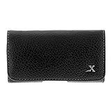 Universal Horizontal Leather Pouch Case - Black for Nokia E71