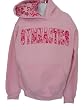 Girls / Womens Gymnastics "Hoodie" - Hooded Hawaiian Style Sweatshirt - Pink / Baby Blue