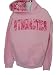 Girls / Womens Gymnastics "Hoodie" - Hooded Hawaiian Style Sweatshirt - Pink / Baby Blue