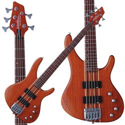 Washburn Force 5 5 String Bass (Natural Bubinga)