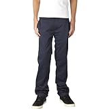 IMAGE OF Fox Racing Essex Youth Boys Denim Fashion Pants w/ Free B&F Heart Sticker Bundle - Navy / Size 26