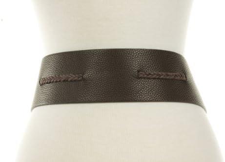 Fringe Tie Belt Brown